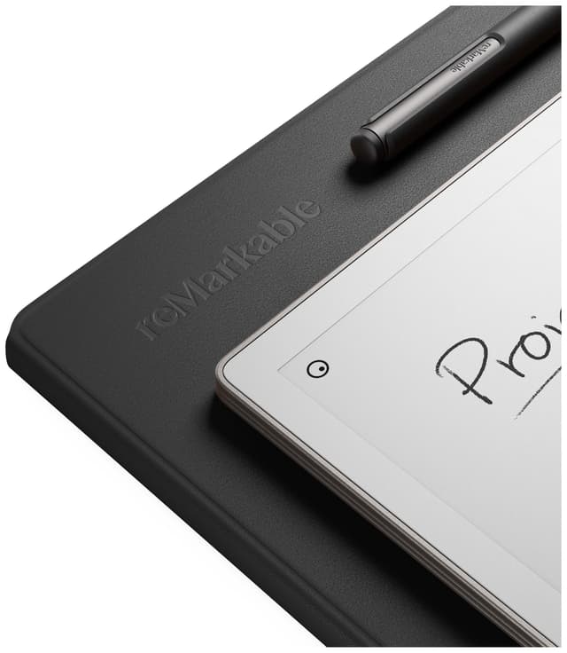 reMarkable Paper Pro E-ink tablet + Marker Plus + Folio Leather sæt