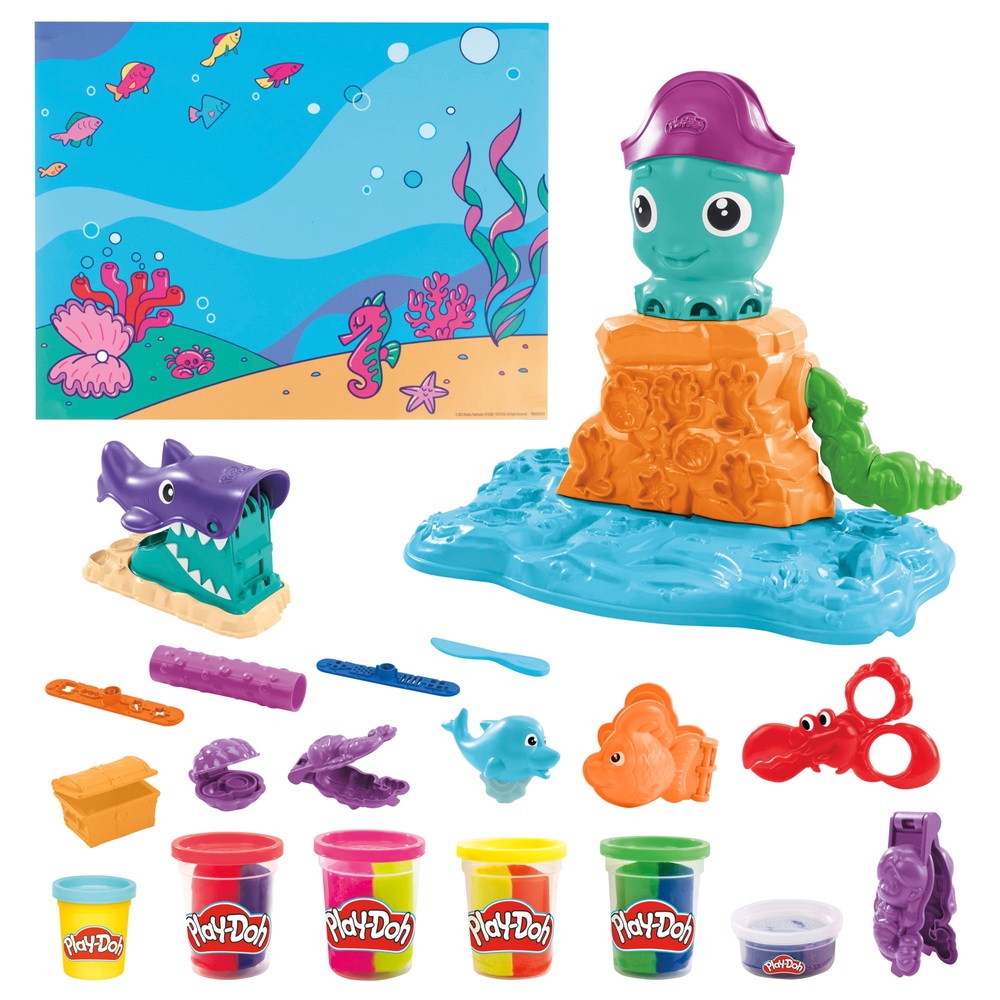 Play-Doh Abenteuer-Spielset „Oktopus und Freunde“