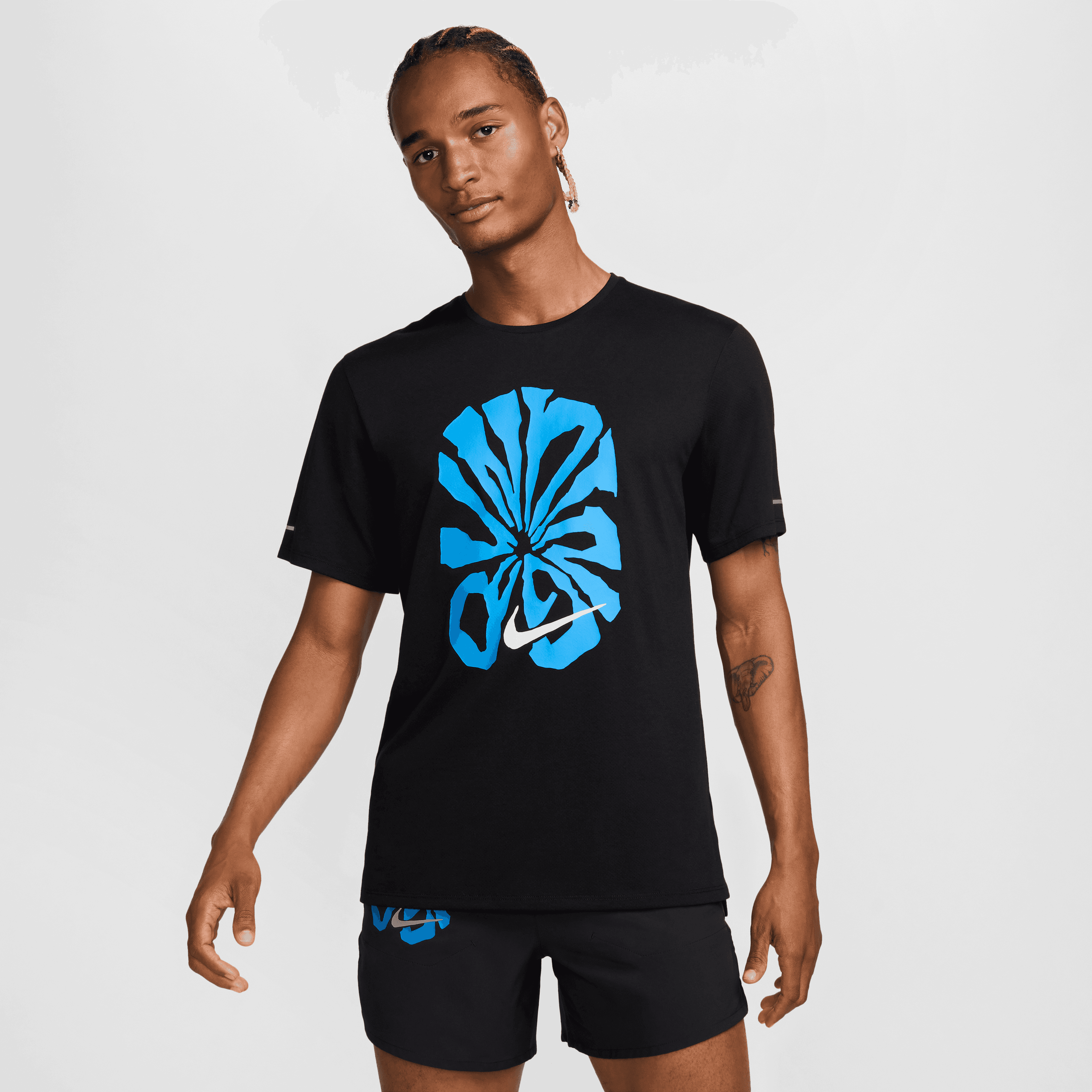 nike df rise 365 run energy ss herre 010