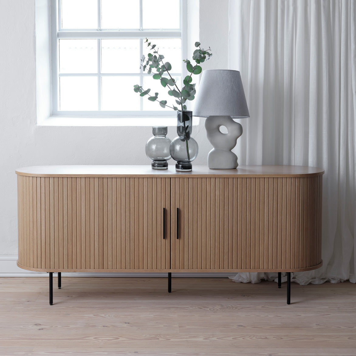 by fonQ Alon Dressoir - B 180 cm - Naturel Eiken