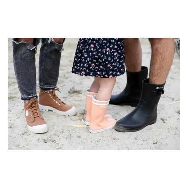 Aigle Bottes de Pluie Baby Flac | Rose pâle