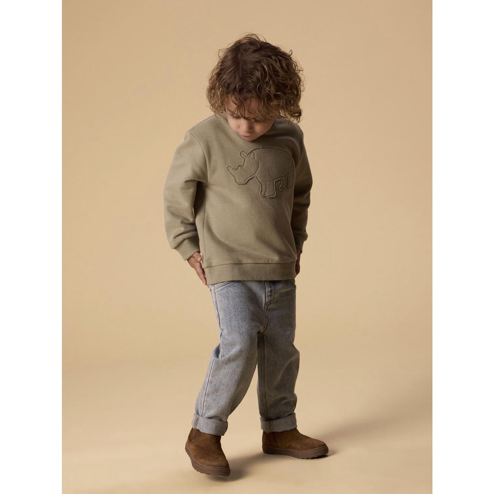 Køb Lil'Atelier Overland Trek Nmmilondon Rol Ls Loose Sweat Lil