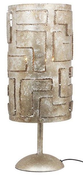 Tafellamp Zilver Pablo  | Leclercq & Bouwman⌀25  x H45 cm