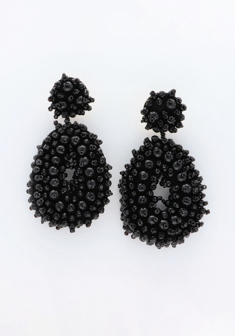 NOTRE-V zwarte notre-v oorbellen earring beads