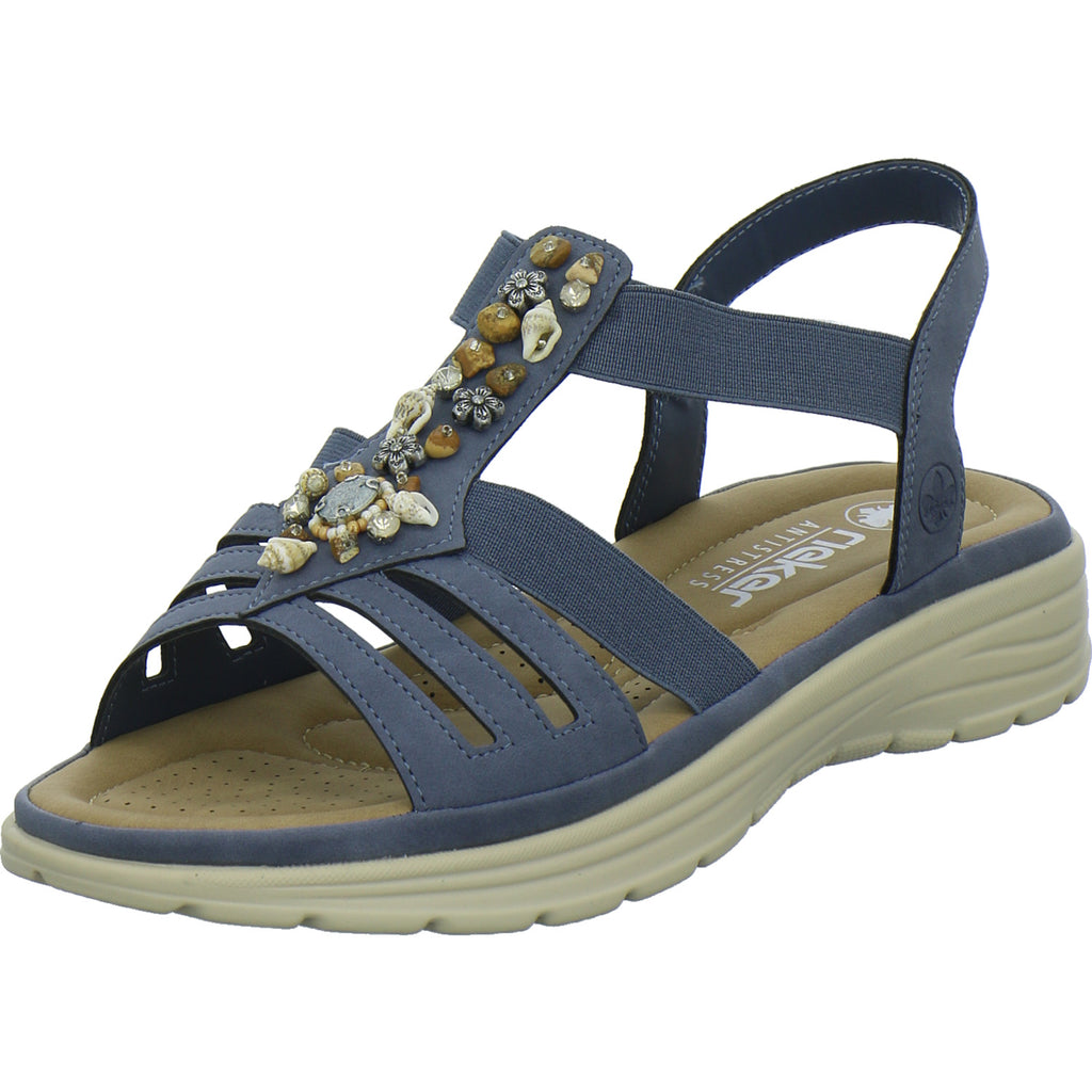 Rieker Sandaletten Damen Denim