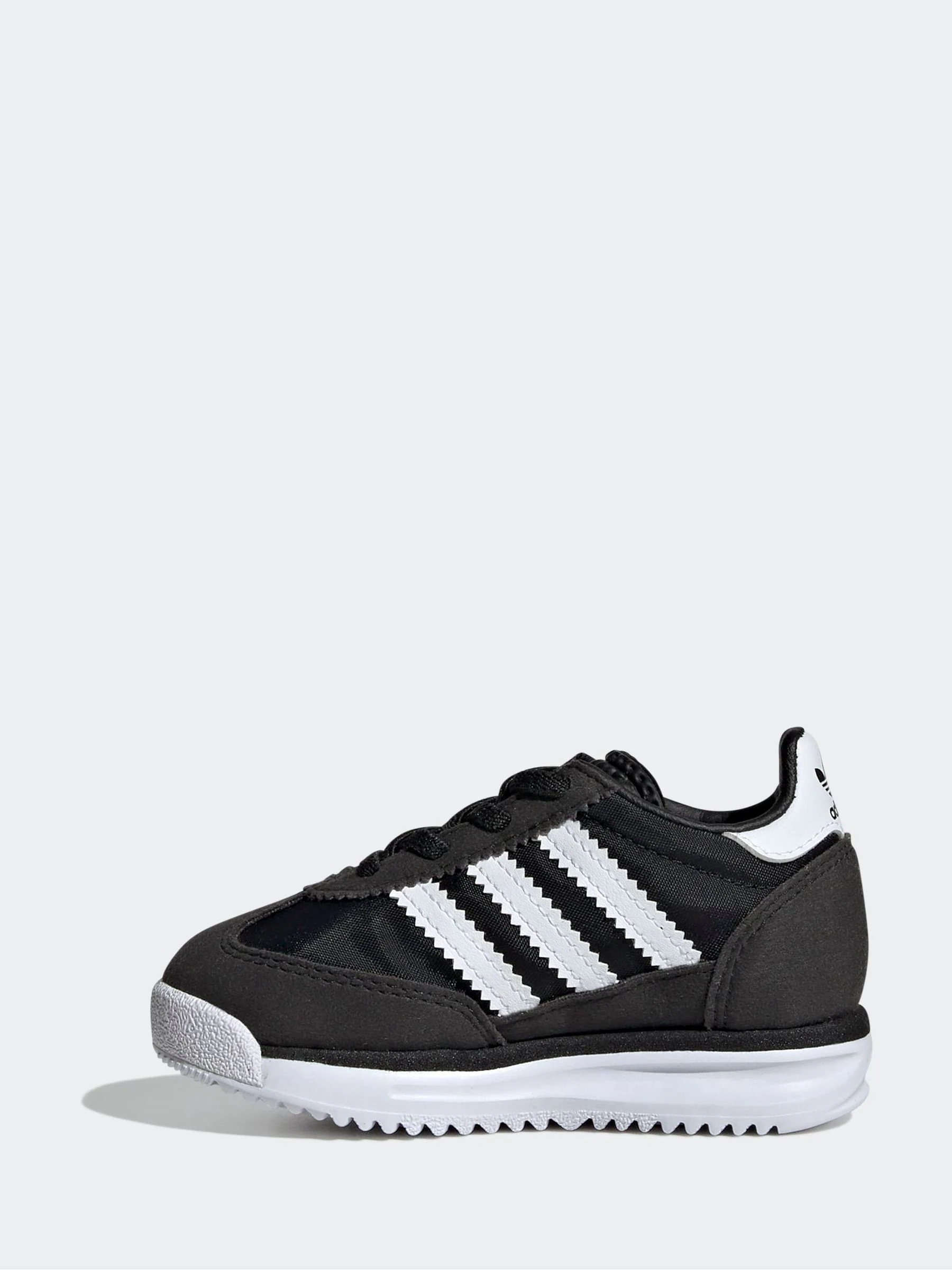 Zwart/wit - adidas Originals SL 72 RS Elastic Laces Infant Trainers