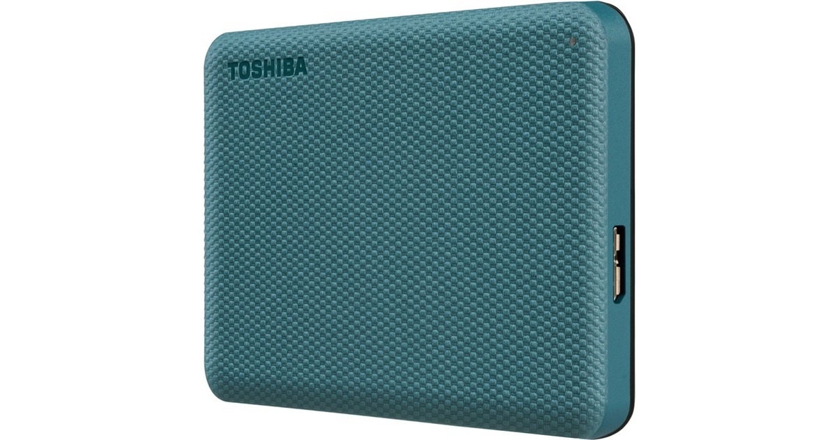 ToshibaCanvio Advance, 1 TB externe harde schijf  (Groen, HDTCA10EG3AA, USB 3.2 Gen 1)