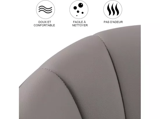 Chaise Haute Bébé Pliable Evolutive, Chaise Haute Enfant Réglable, Nettoyage facile, Avec Roulettes, Gris
