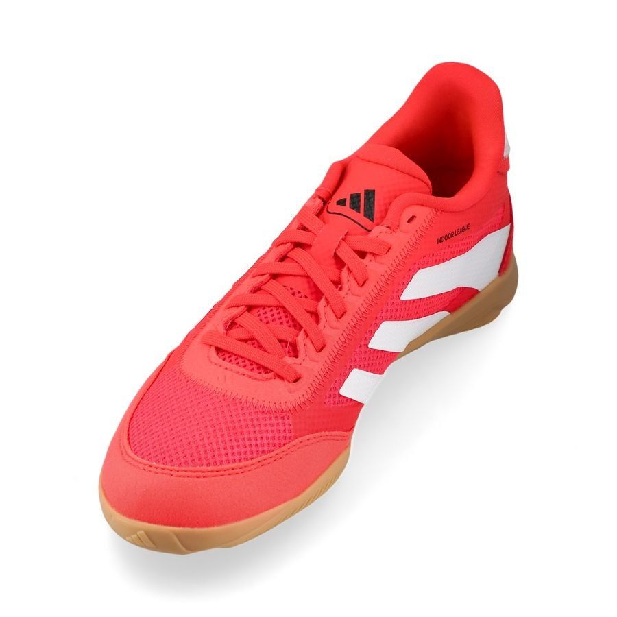 adidas Predator League IN Pure Victory - Lucid Red/Blanc/Noir Enfant