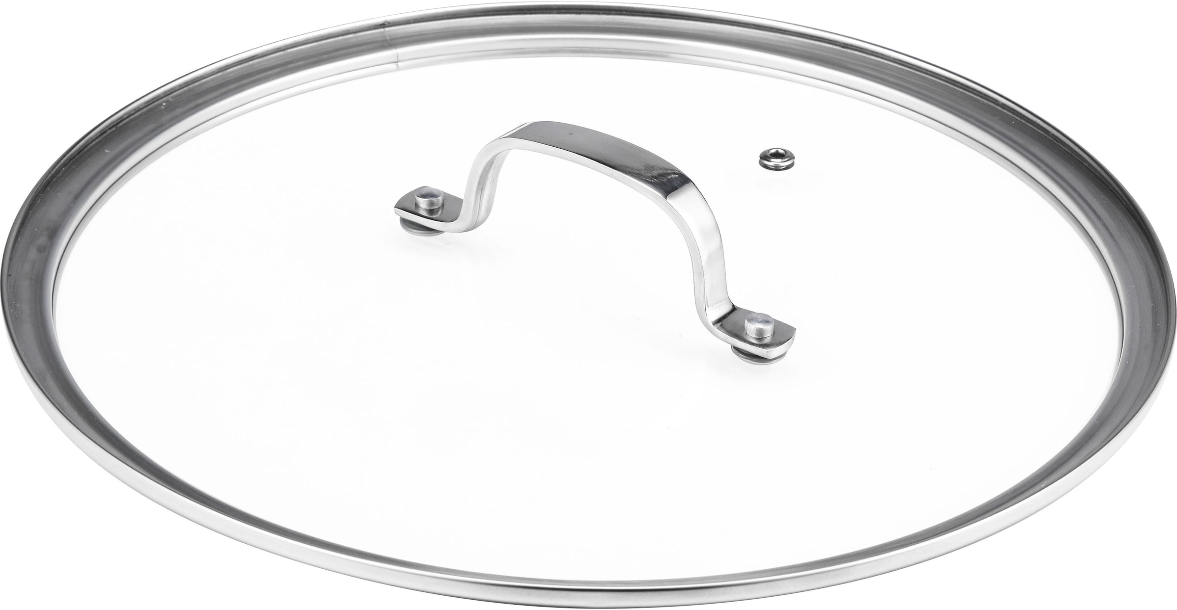 MediaShop Bratpfanne »Titan Pan« Edelstahl Set, 4 Stk. tlg. Edelstahlmatrix+diamantver. Anti-Haft-Versiegelung, Ø28 cm, Induktion