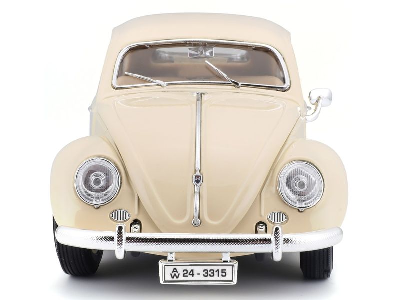 BBurago Volkswagen Käfer 1955 Beige 1:18 Sammlermodell im Massstab 1:18