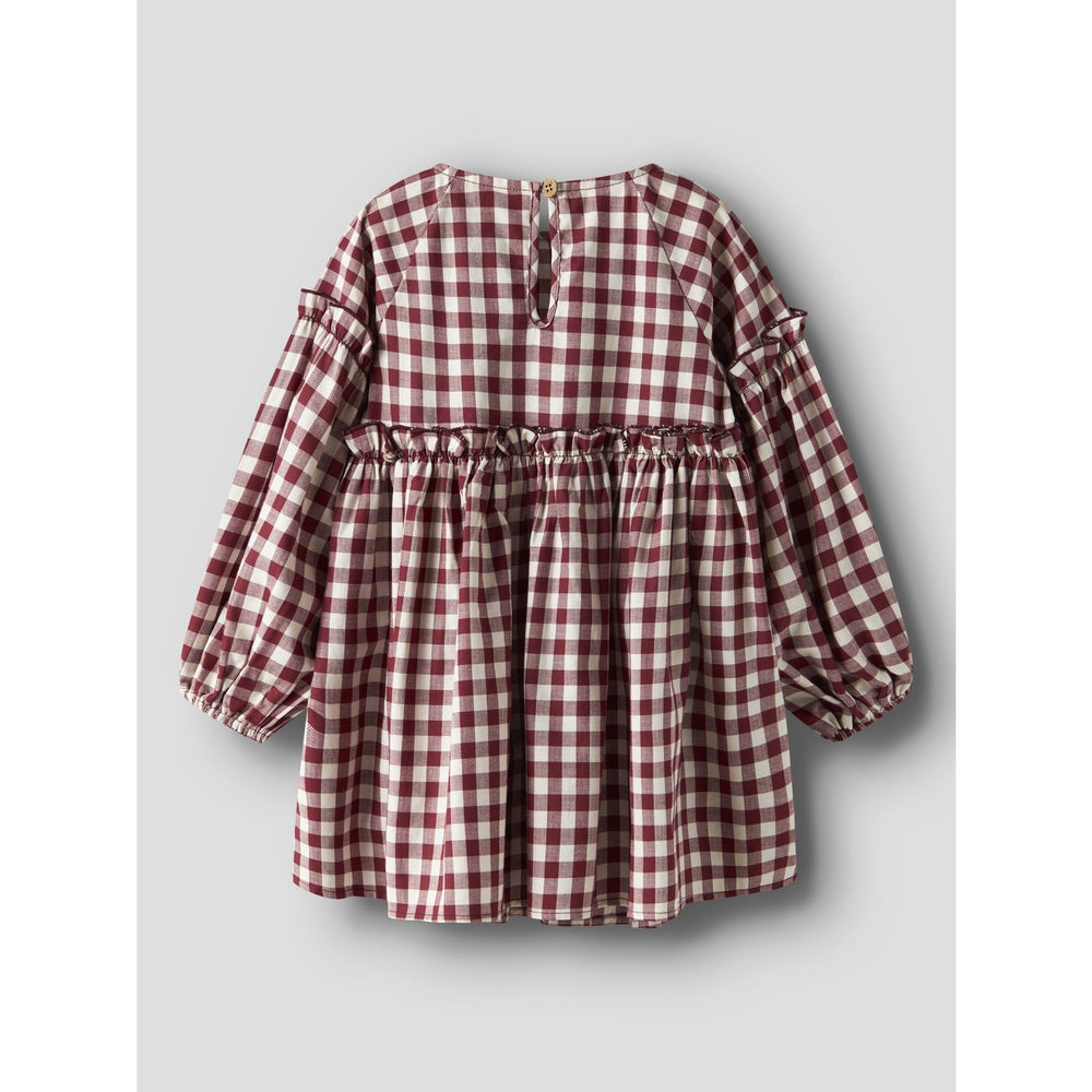 Køb Lil'Atelier Red Dahlia Nmfrio Ls Loose Kjole Lil