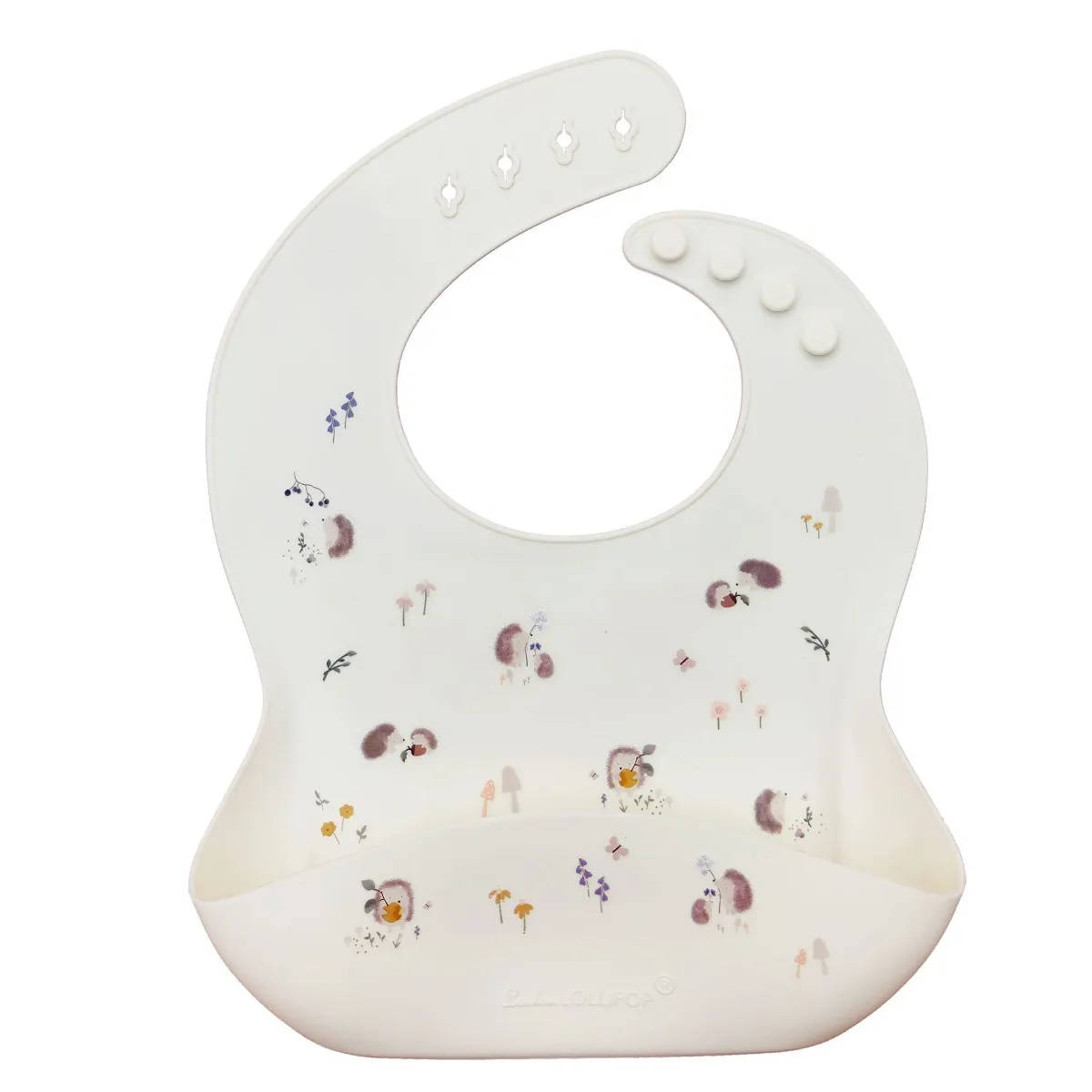Loulou Lollipop Bavoir en Silicone - Hérissons
