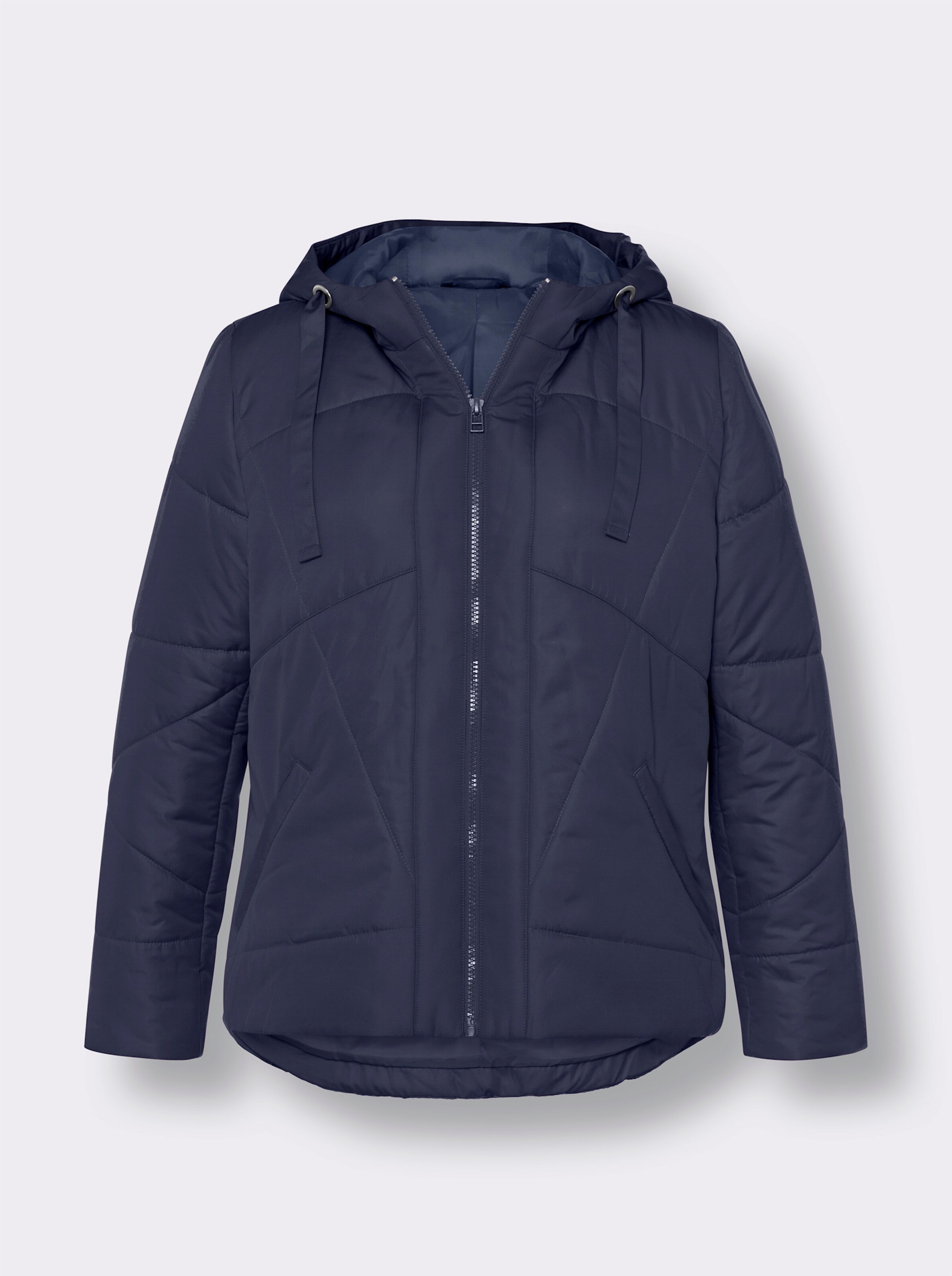Steppjacke mit Kapuze