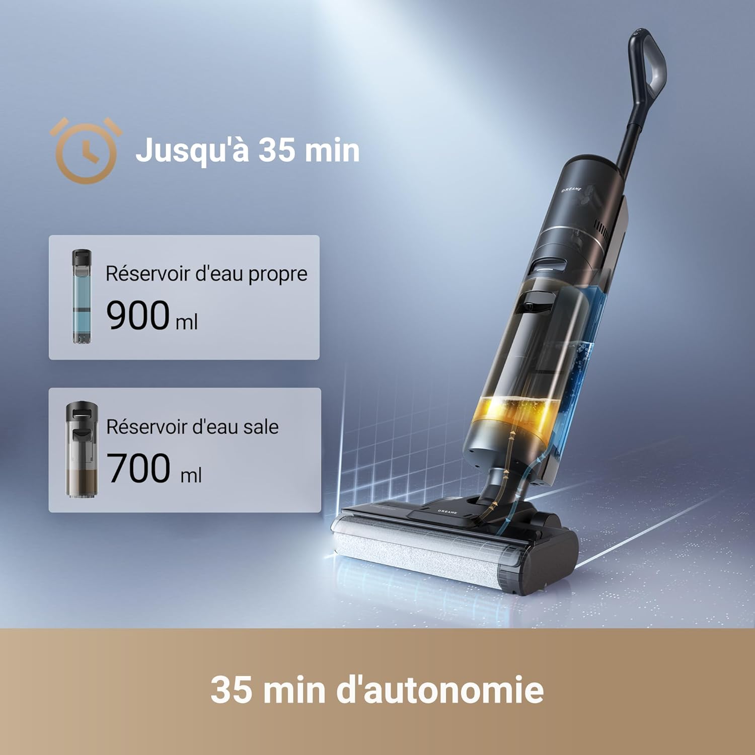 Aspirateur à poussière humide dreame H12S