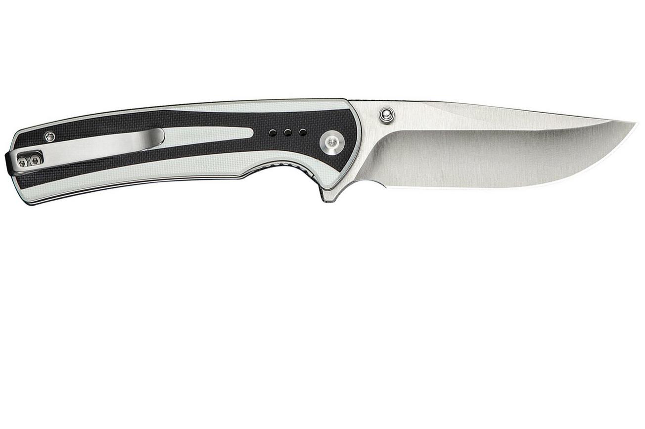 SENCUT Regnator S24057-3 Satin White/Black G10, zakmes
