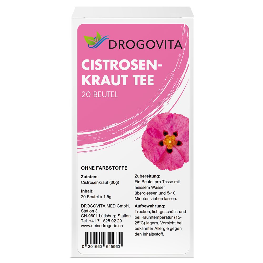 DROGOVITA Cistrosen Tee Tees Btl 20 Stk