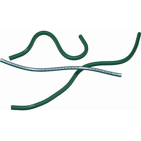 Linex bøjelig kurvelineal - 20 cm