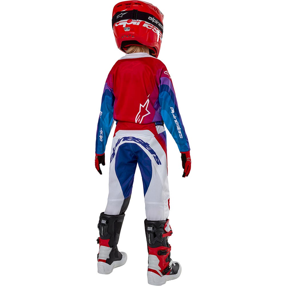 Alpinestars - Pantalon enfant Youth Racer Pneuma Blanc / Bleu / Rouge