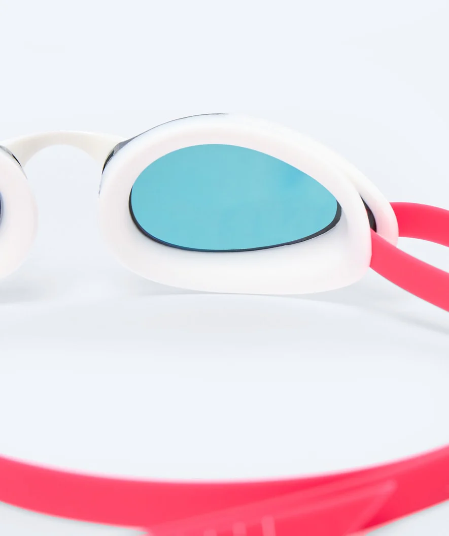 Watery Elite svømmebriller - Poseidon Ultra Mirror - Pink/guld