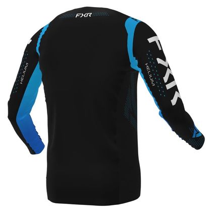 Maillot cross FXR HELIUM BLACK/SKY BLUE 2022 - Noir / Bleu