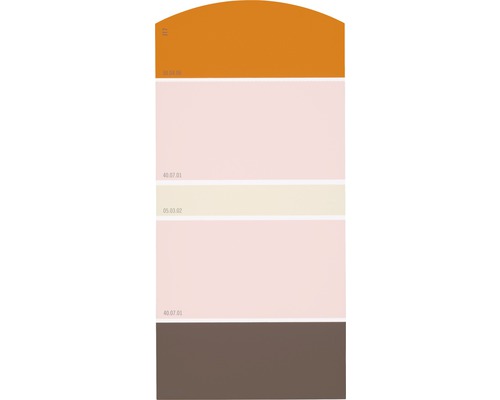 Kleurstaalkaart, kleurenkaart J17: Kleuren voor lichaam, geest en ziel - stimulerend en opbeurend, 21x10 cm