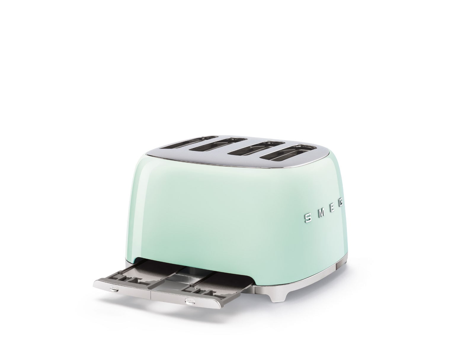 SMEG Toaster 4-Schlitz Retro Pastellgrün