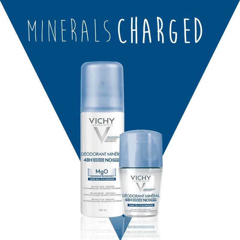 Vichy 48H Mineral Roll-On Deodorant 50 ml