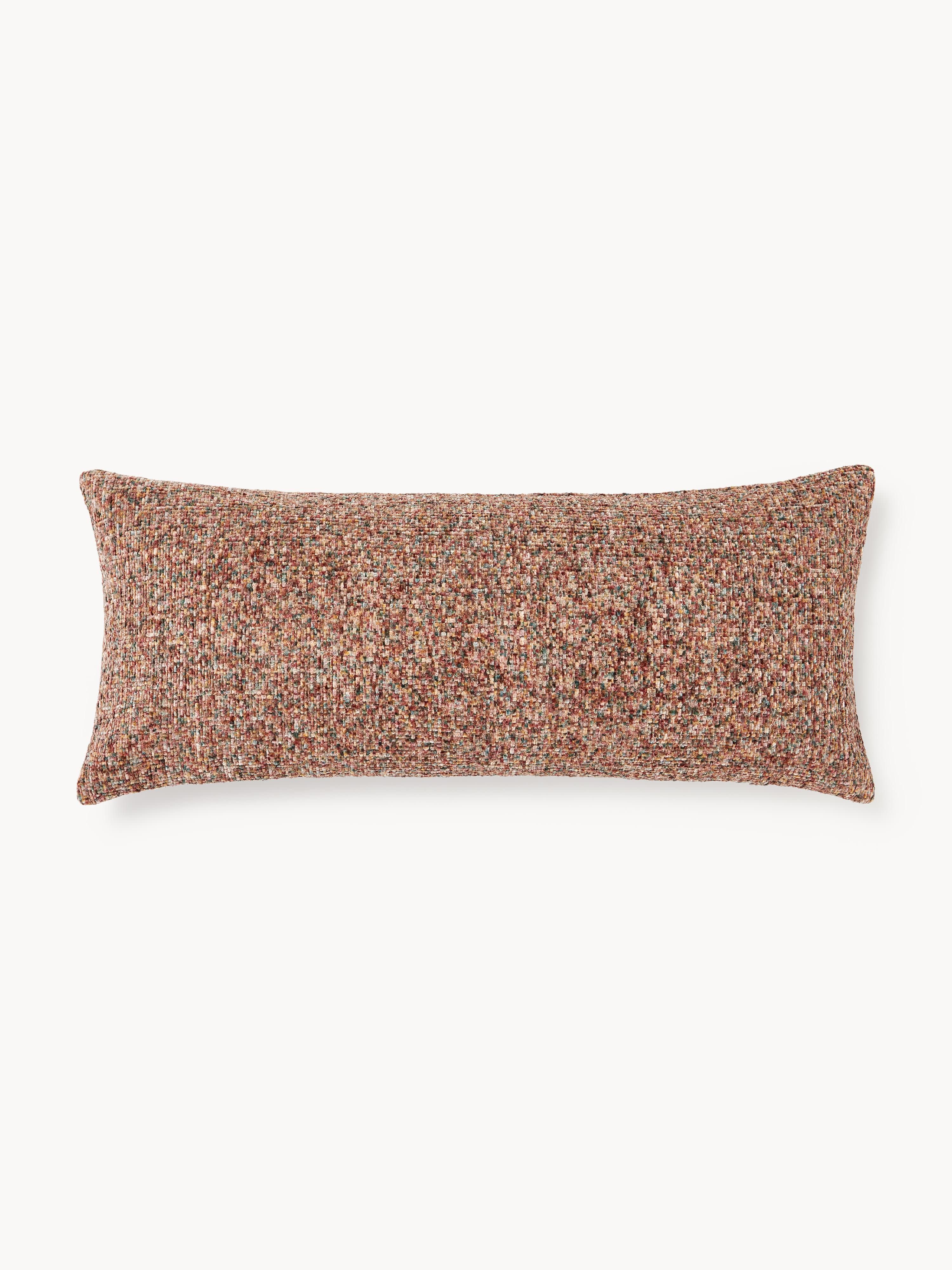 Chenille kussenhoes Hanka met pixelpatroon
