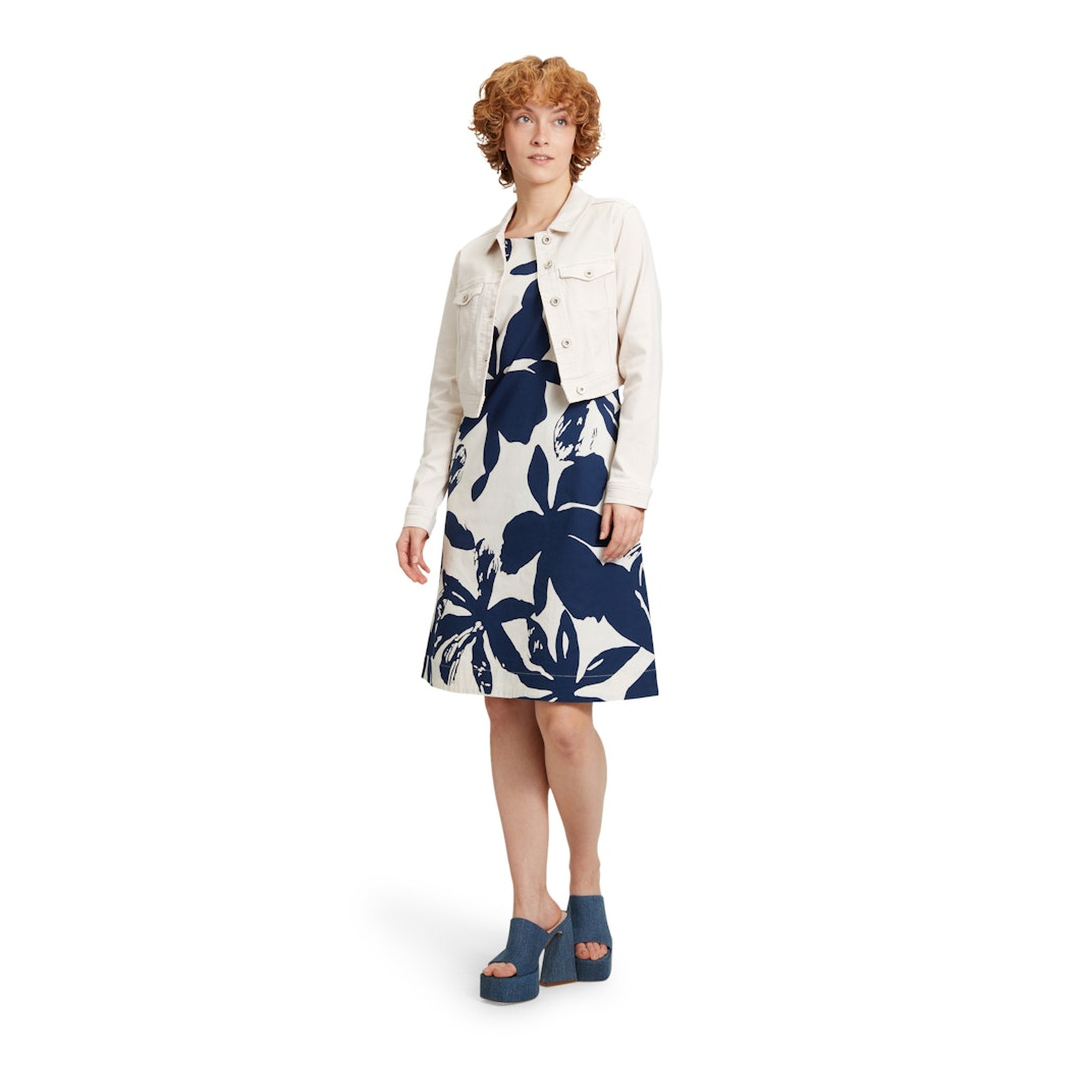 Cartoon Kleid Kurz ohne Arm