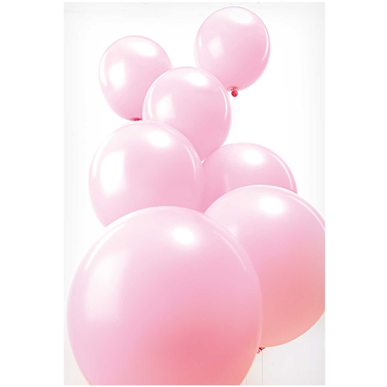 Ballons roses, H. 30 cm, x 12 pièces