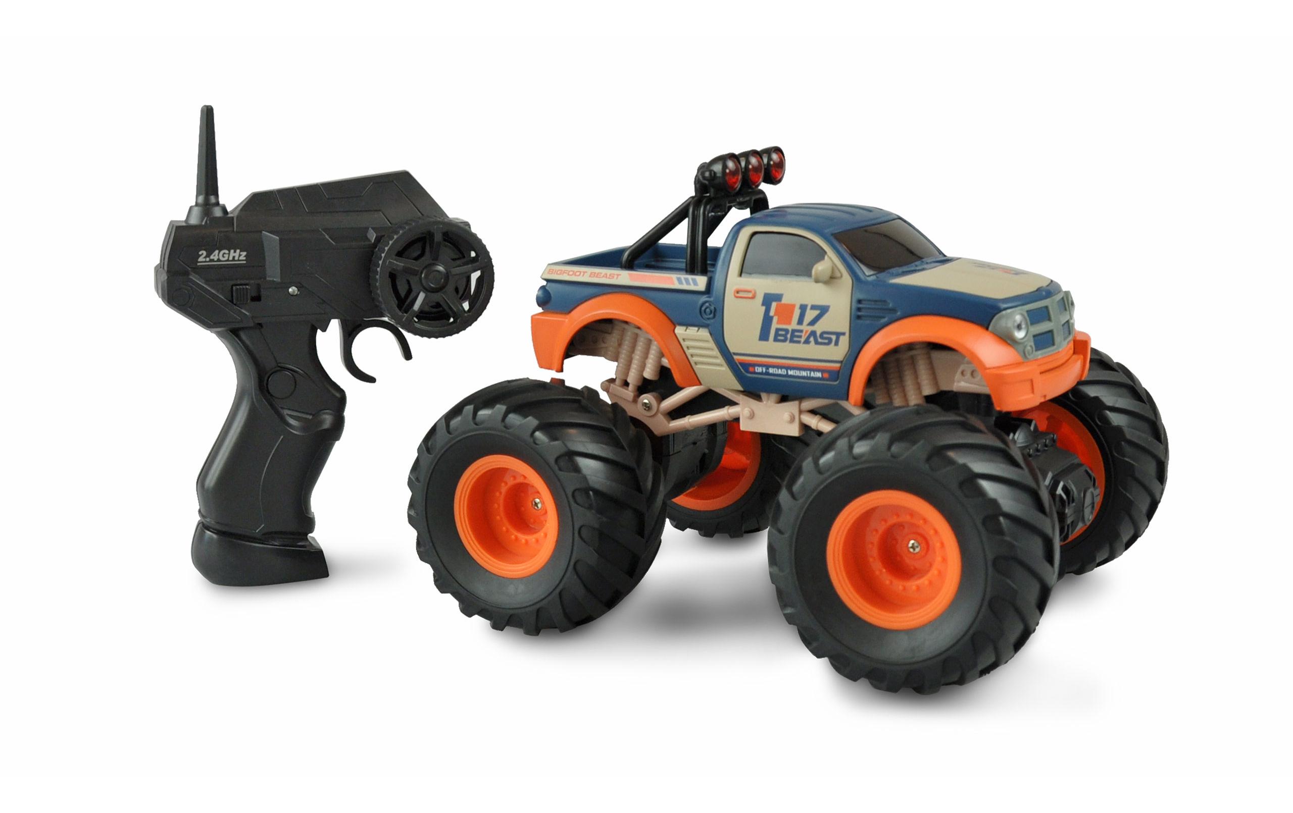 Monster Truck Big Buster Orange, RTR, 1:18Ferngesteuerter Monstertruck