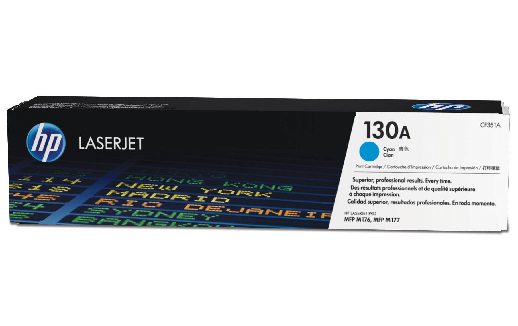 Toner Nr. 130A (CF351A) CyanTonerkartusche