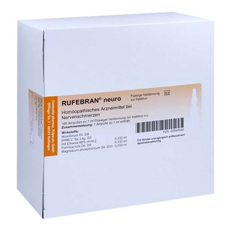Rufebran neuro Ampullen, 100 St