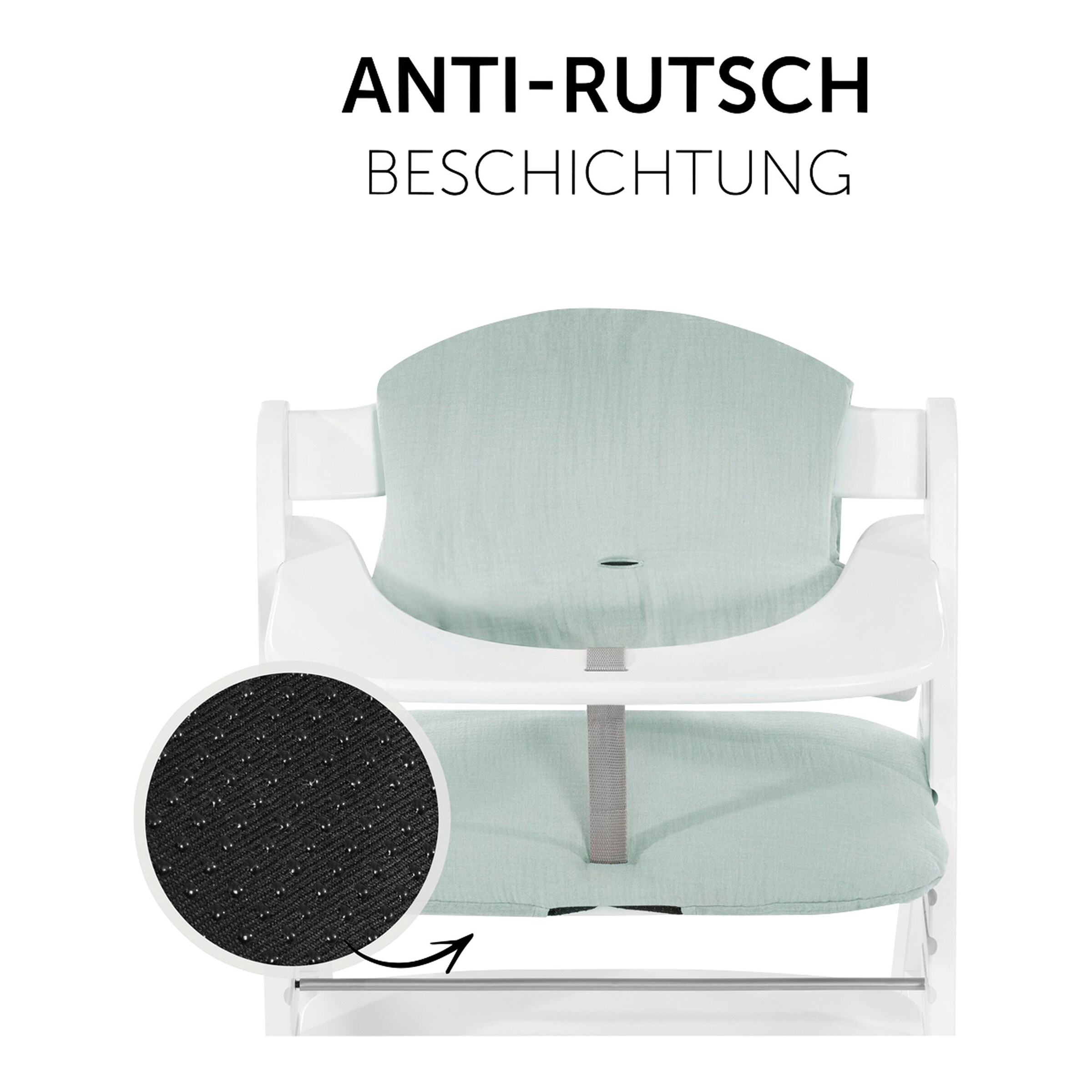 Hauck Sitzkissen Select Musselin mint