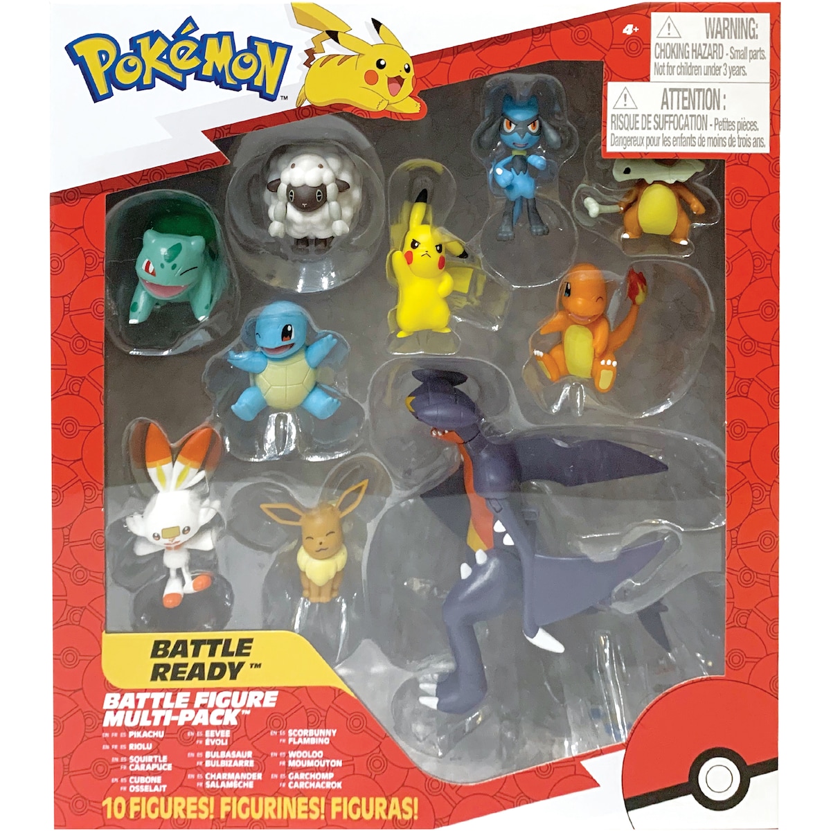 Pokemon Battle Ready Action Figure 10-pakning