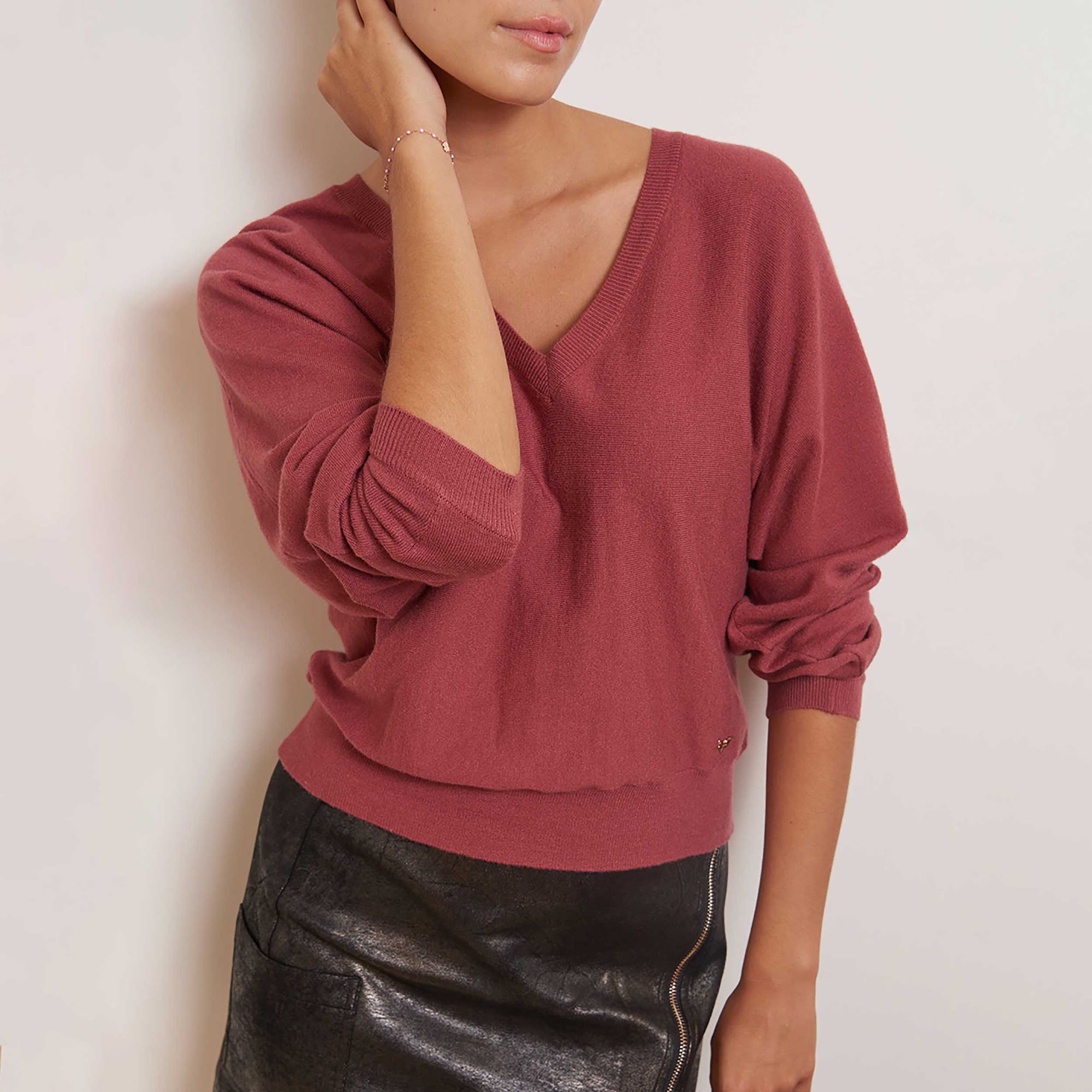 Pull Femme rose