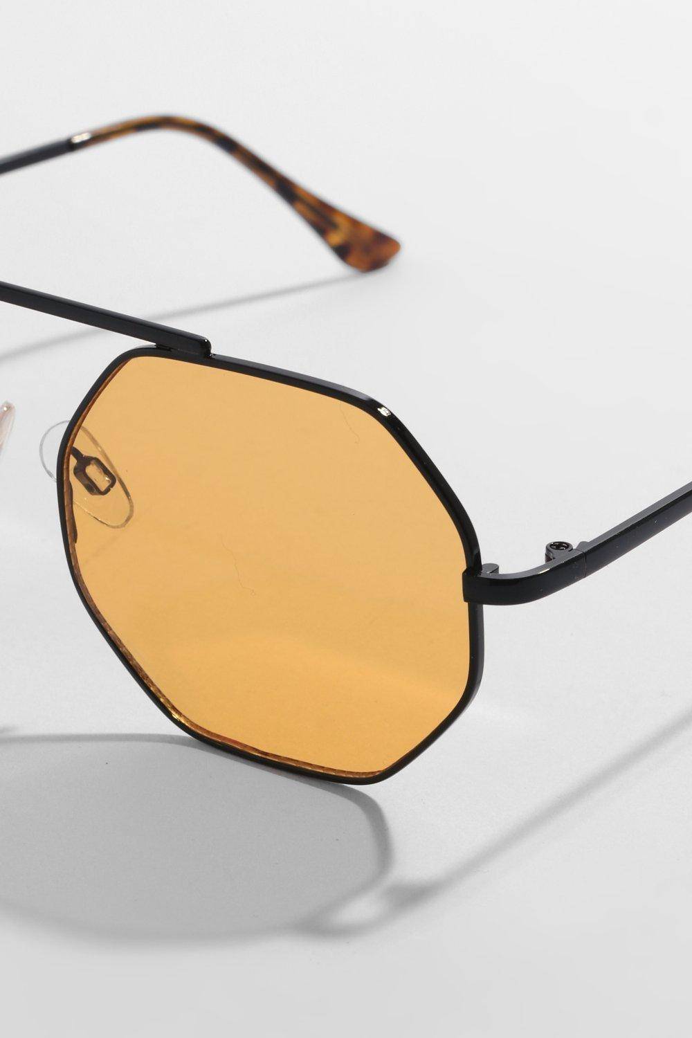boohoo Lunettes de soleil aviateur rétro