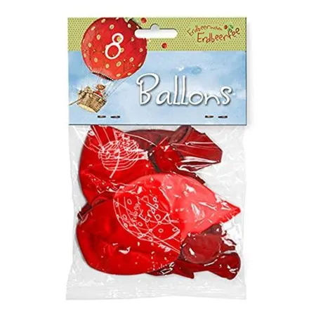 Arena Erdbeerinchen Erdbeerfee - Luftballons, 8 Stück