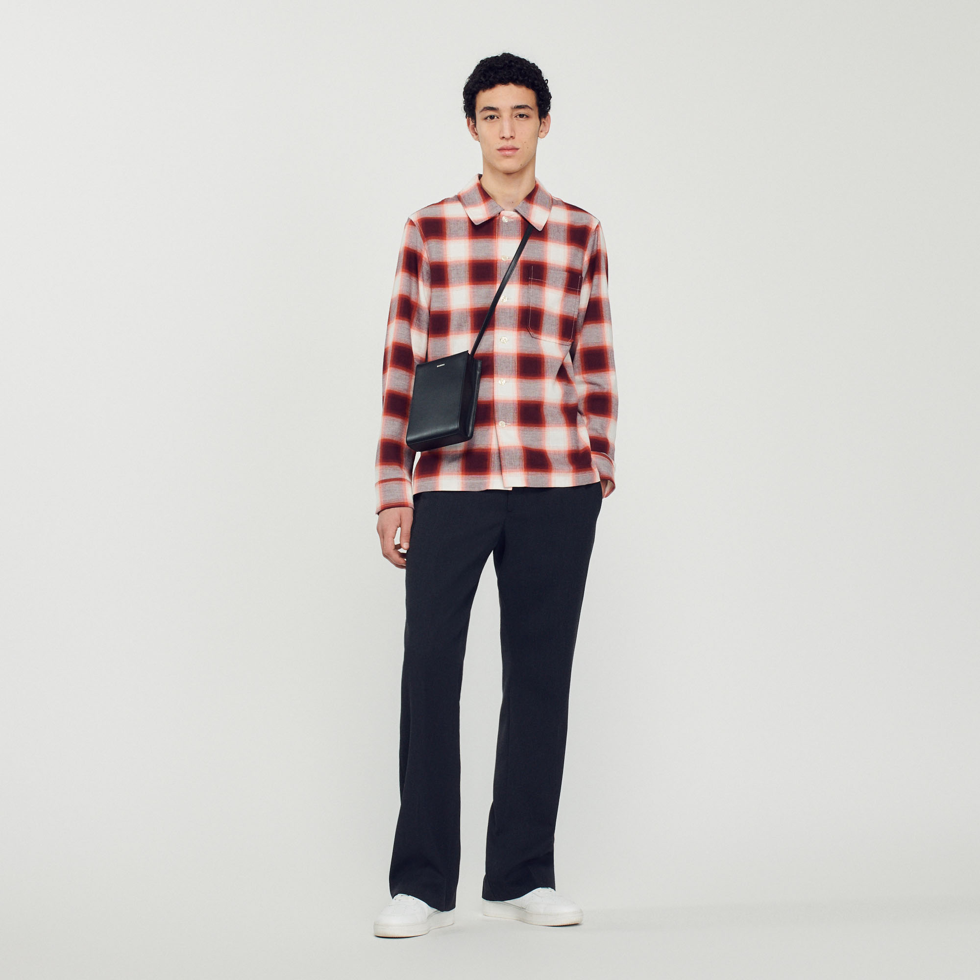 Chemise á carreaux Homme