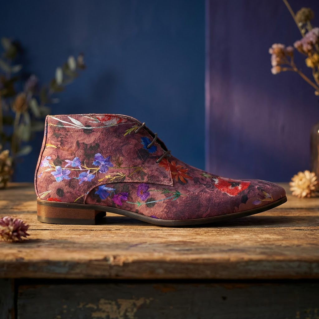 Rosso Velour Flora High - PRE-ORDER