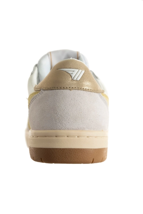 Baskets basses gola hawk white/lemon/gold
