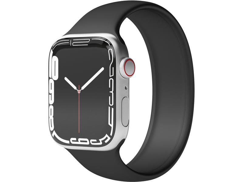 Vonmählen Solo Loop Apple Watch S 42/44/45/49 mm Black Armband für Apple Watch 42/44/45/49 mm