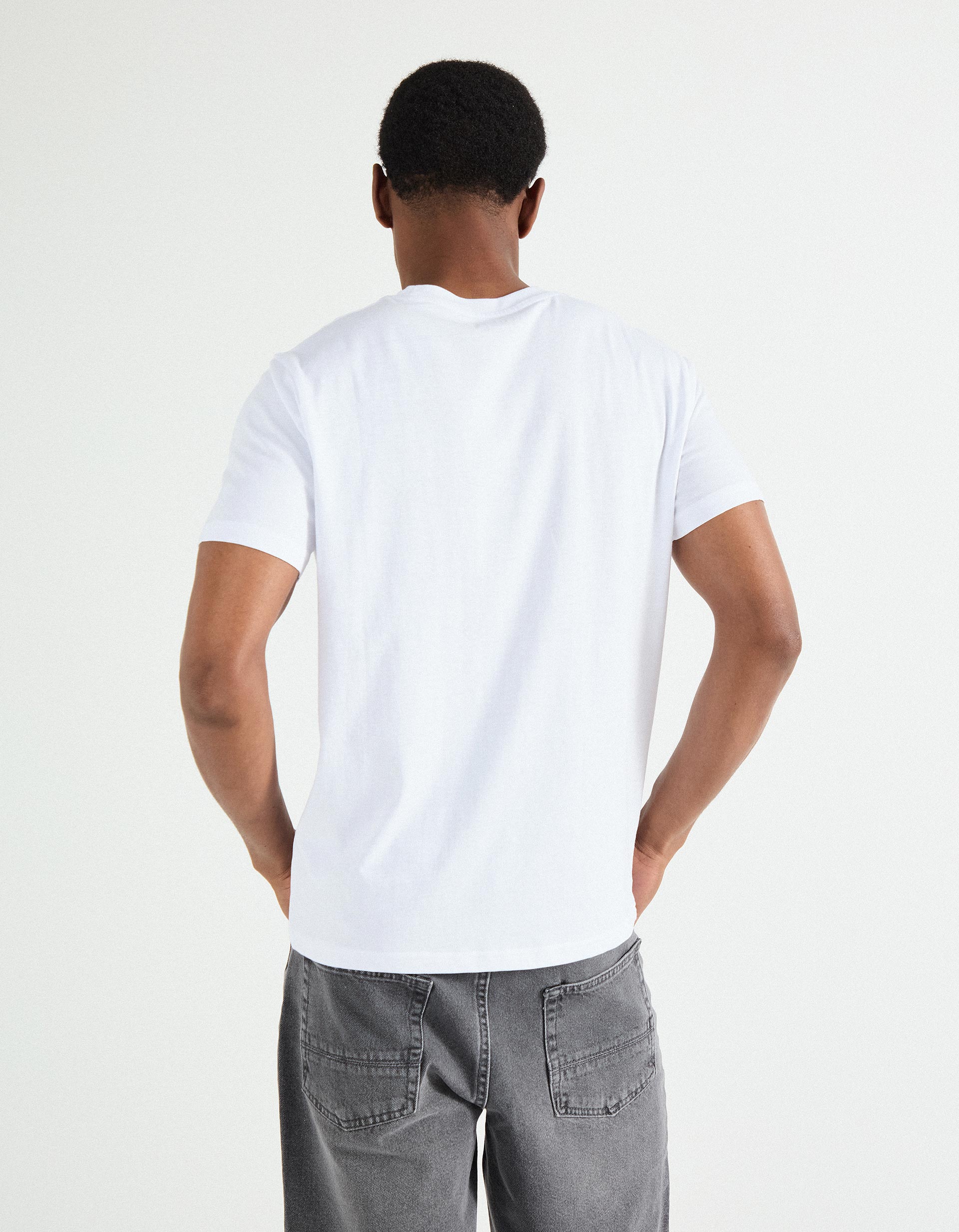 T-shirt Print, Homem, Branco