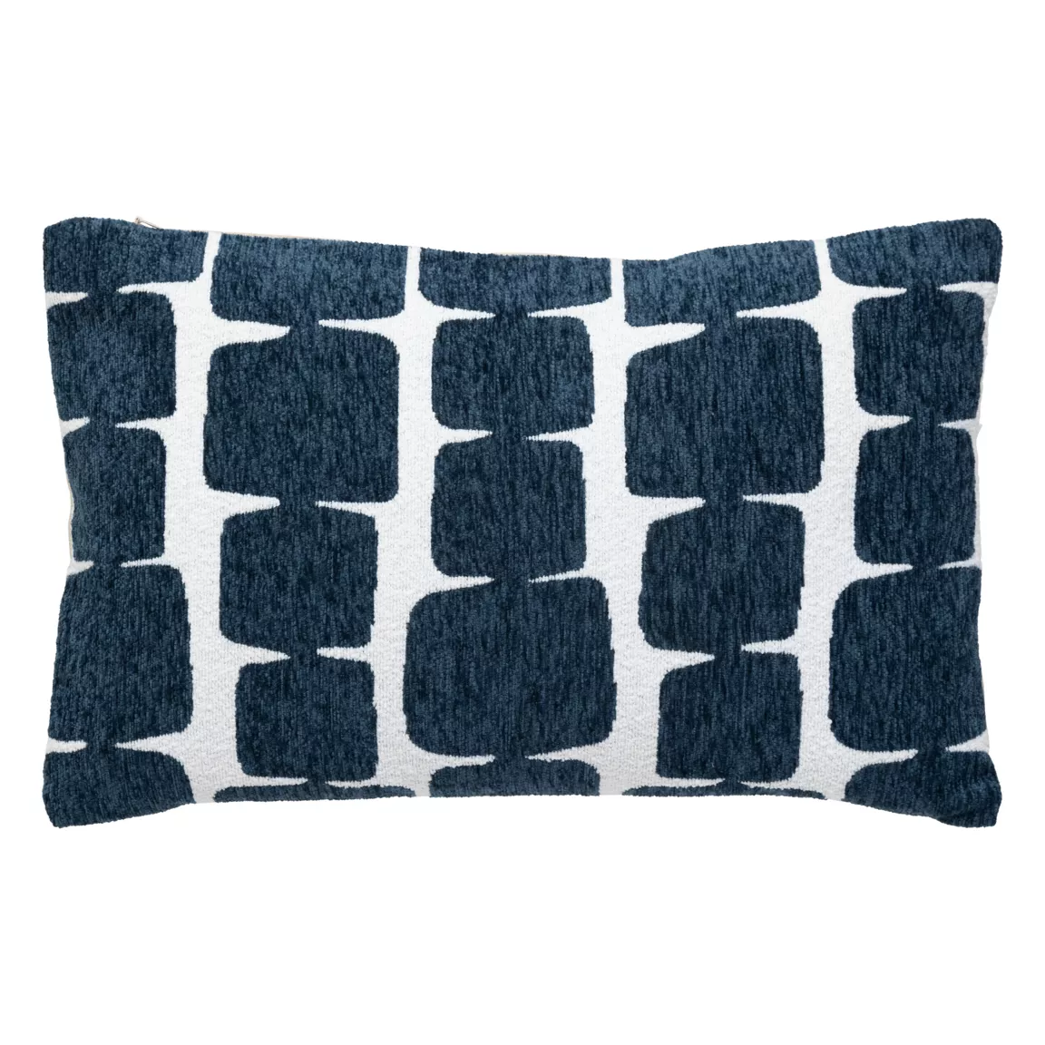 Housse de coussin rectangulaire (30 x 50 cm) Jeni Bleue