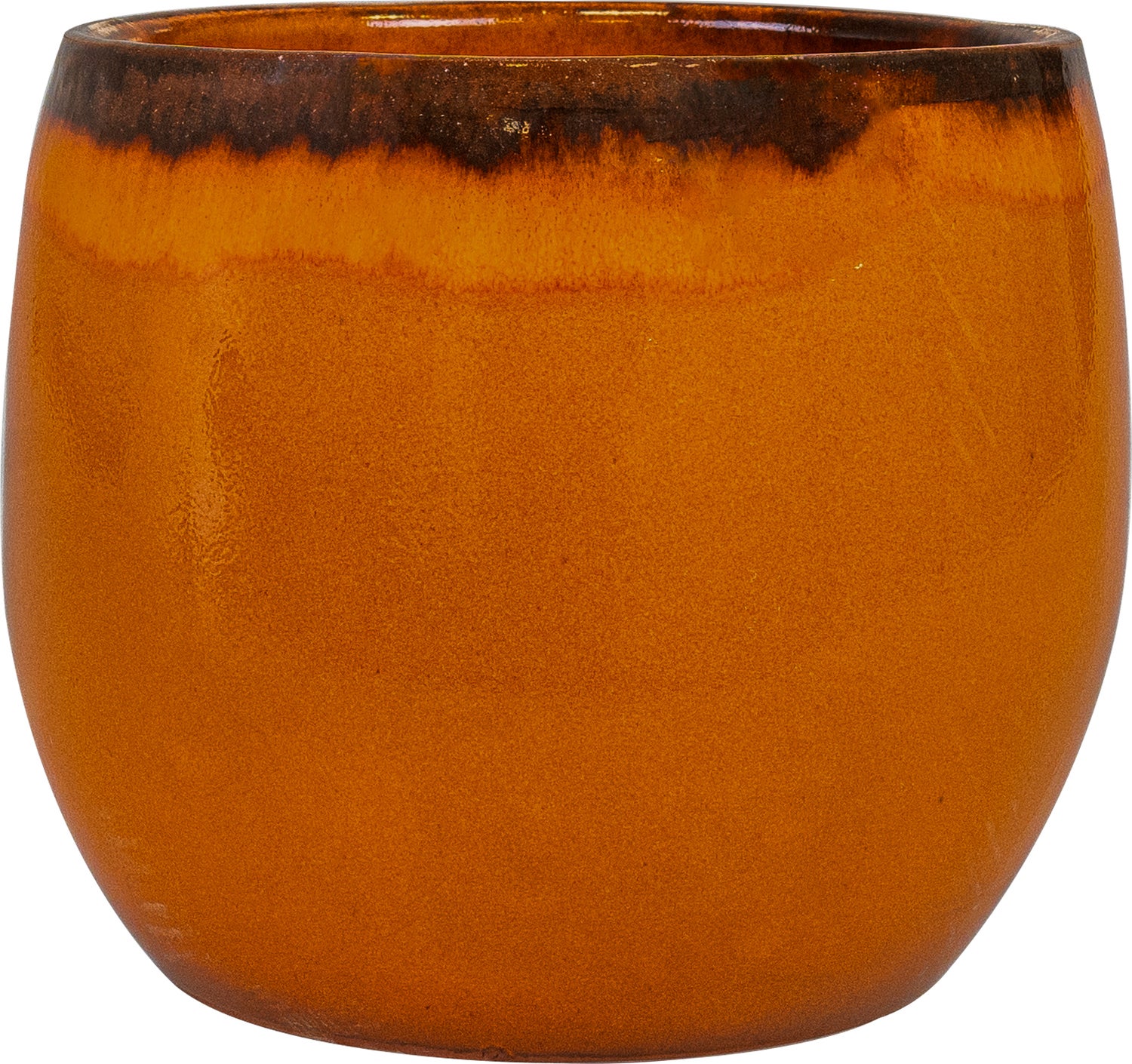 TS bloempot Charlotte oranje D 30 H 25 cm