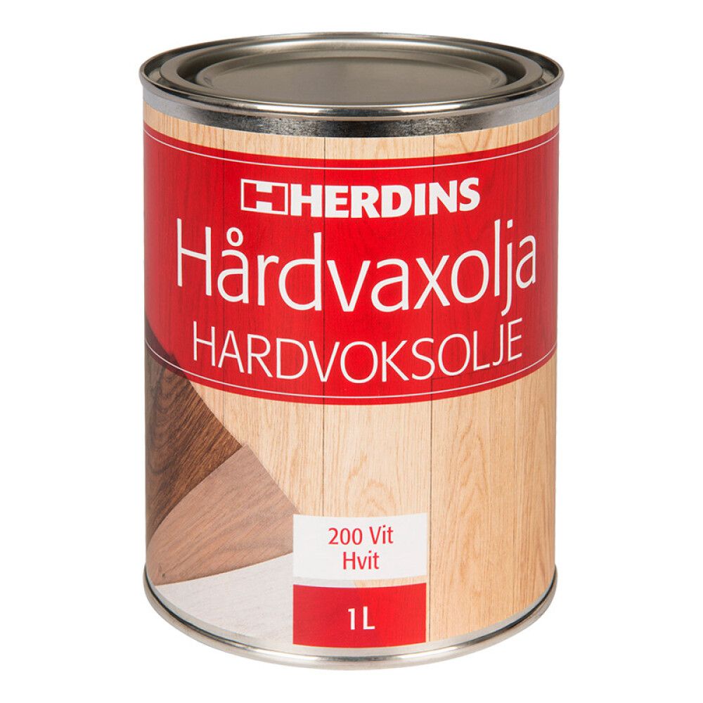 HARDVOKSOLJE HERDINS HVIT 1L