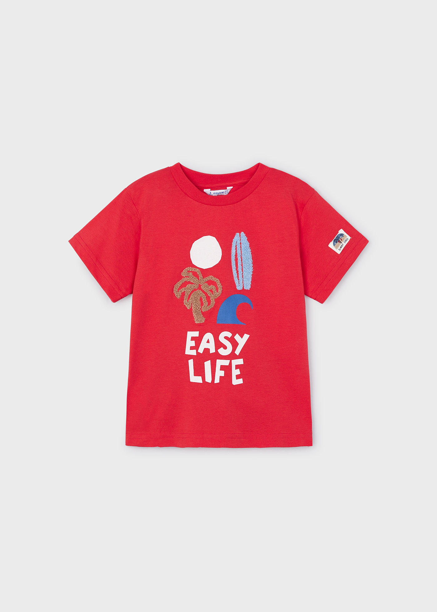 Camiseta Better Cotton de ajuste confortável para meninos, cor menta.