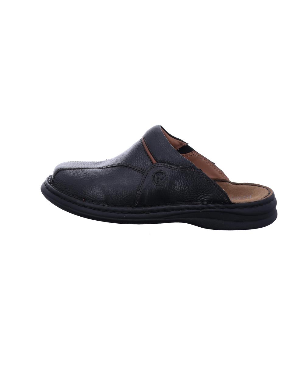 Clog Klaus, schwarz/cognac