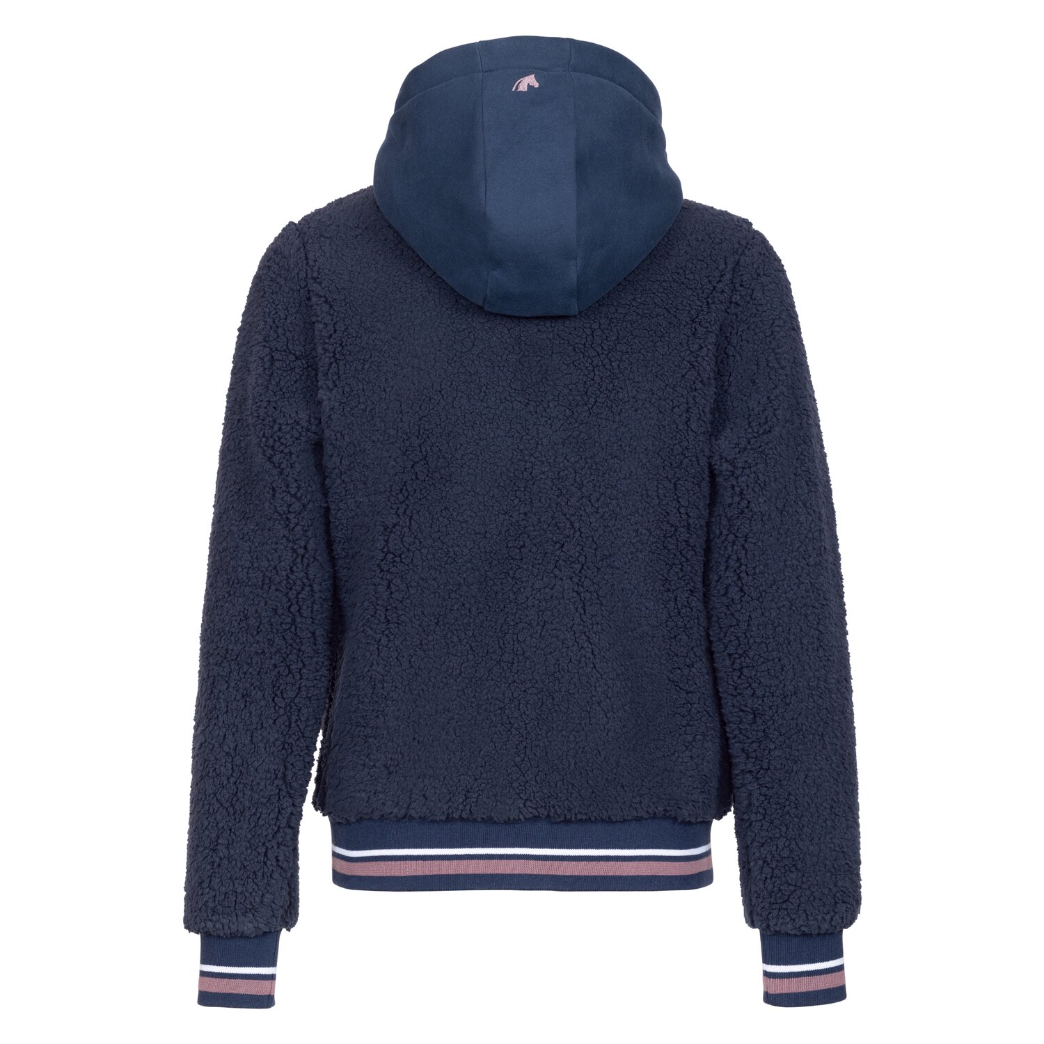 black forest kids Sherpa-Fleecejacke  - navy